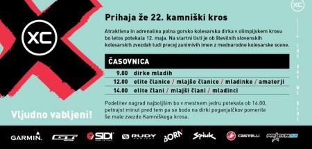 Še pet dni do 22. kamniškega krosa 1